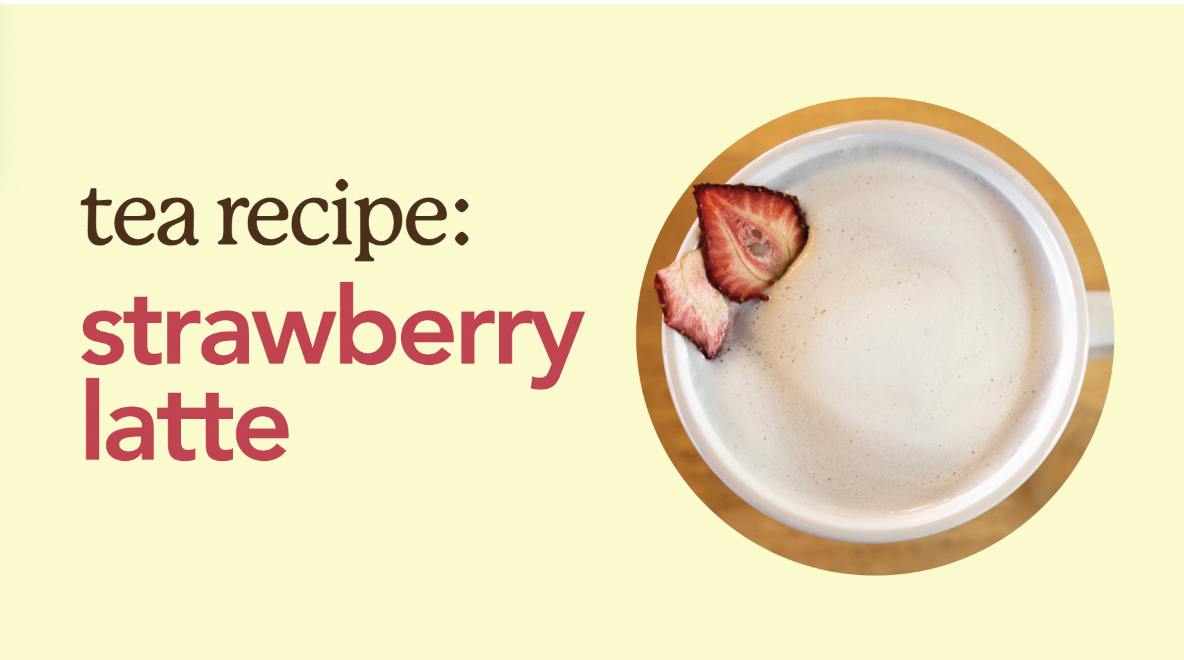 Featured Recipe | Strawberry Tea Latte