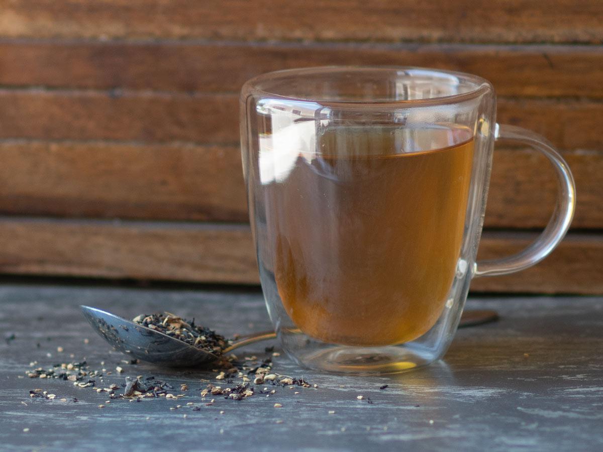 Apple cider chai brewed hot