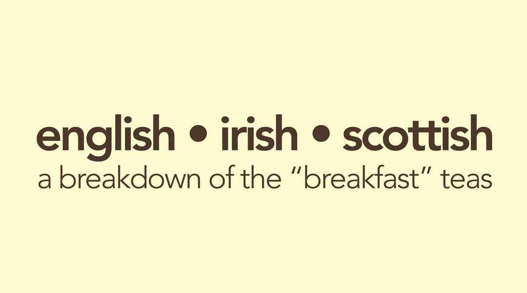blog graphic for Hackberry education: reads "english - irish - breakfast a breakdown of the breakfast teas""
