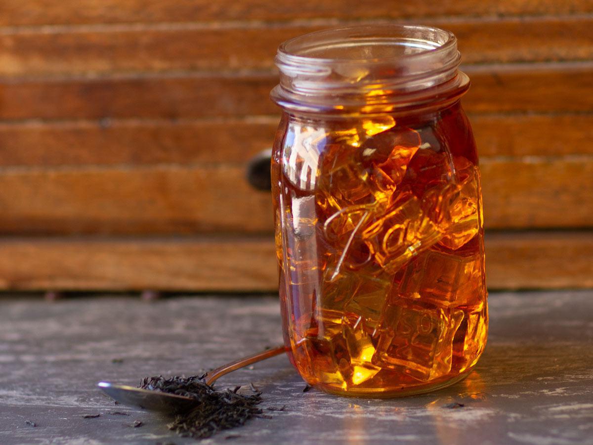 Ceylon Black tea brewed iced