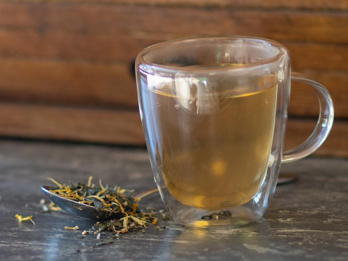 Image of Get Well Now Green Tea Brewed as Hot Tea from Hackberry Tea