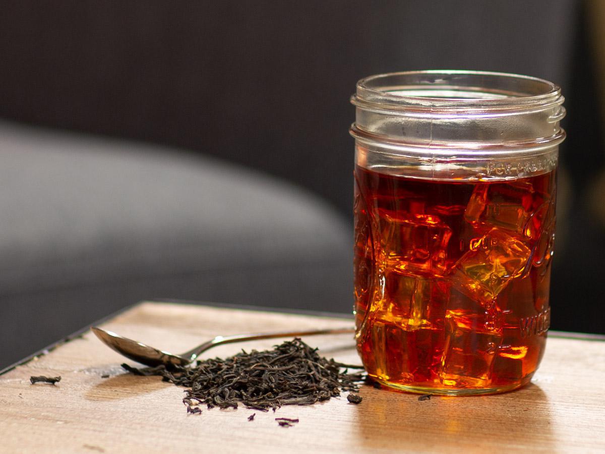 Irish Breakfast Tea Brewed as Iced Tea from Hackberry Tea