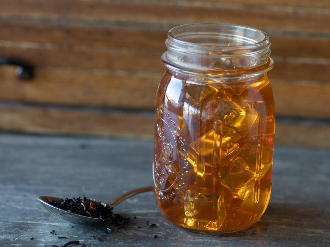 Bourbon Cream Black brewed iced- Hackberry Tea