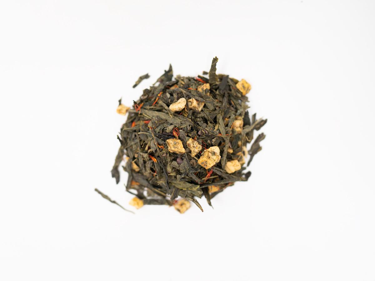 Loose Leaf Cranberry Pecan Green Tea - Hackberry Tea