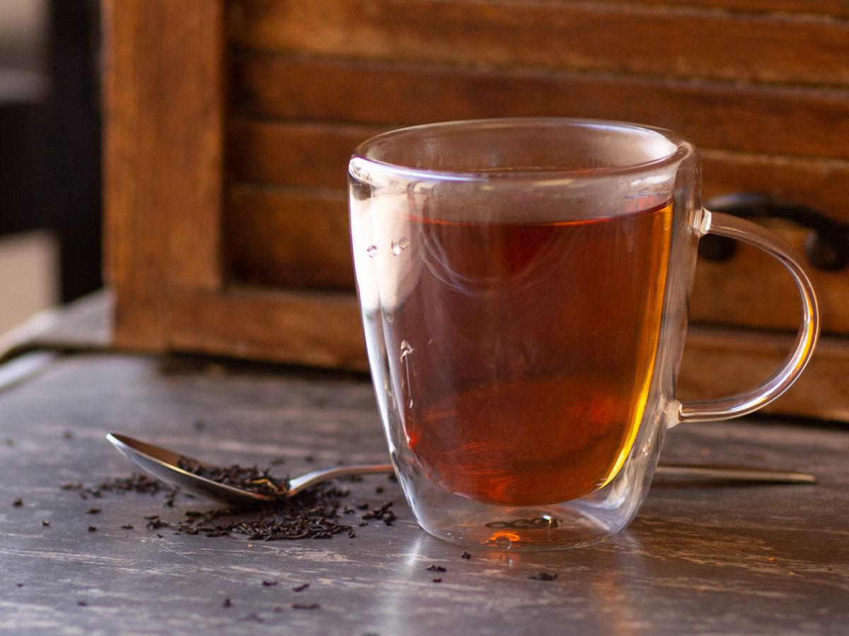 Half & Half, Black & Lemon Tea Brewed as Hot Tea from Hackberry Tea