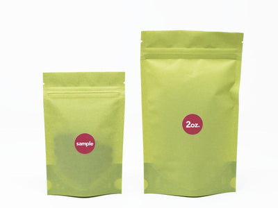 2oz and sampler bag side-by-side