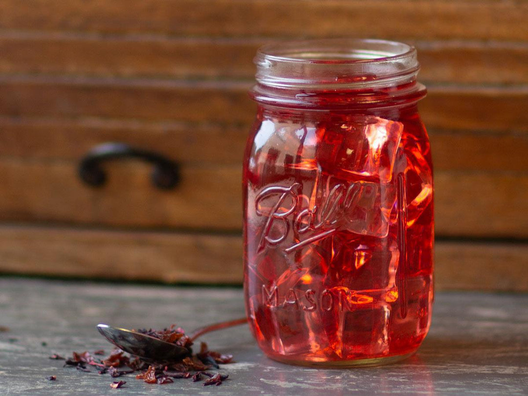 V. V. Berry Tea Brewed as Iced Tea from Hackberry Tea