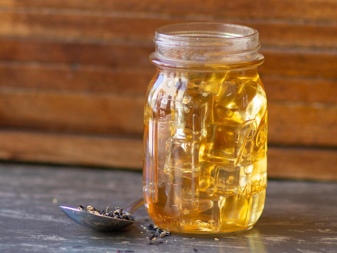 Warm Vanilla Chai Tea Brewed as Iced Tea from Hackberry Tea