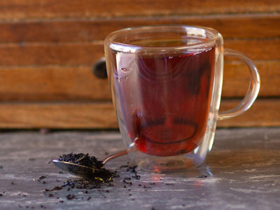 Earl Grey Black Tea Brewed as Hot Tea from Hackberry Tea