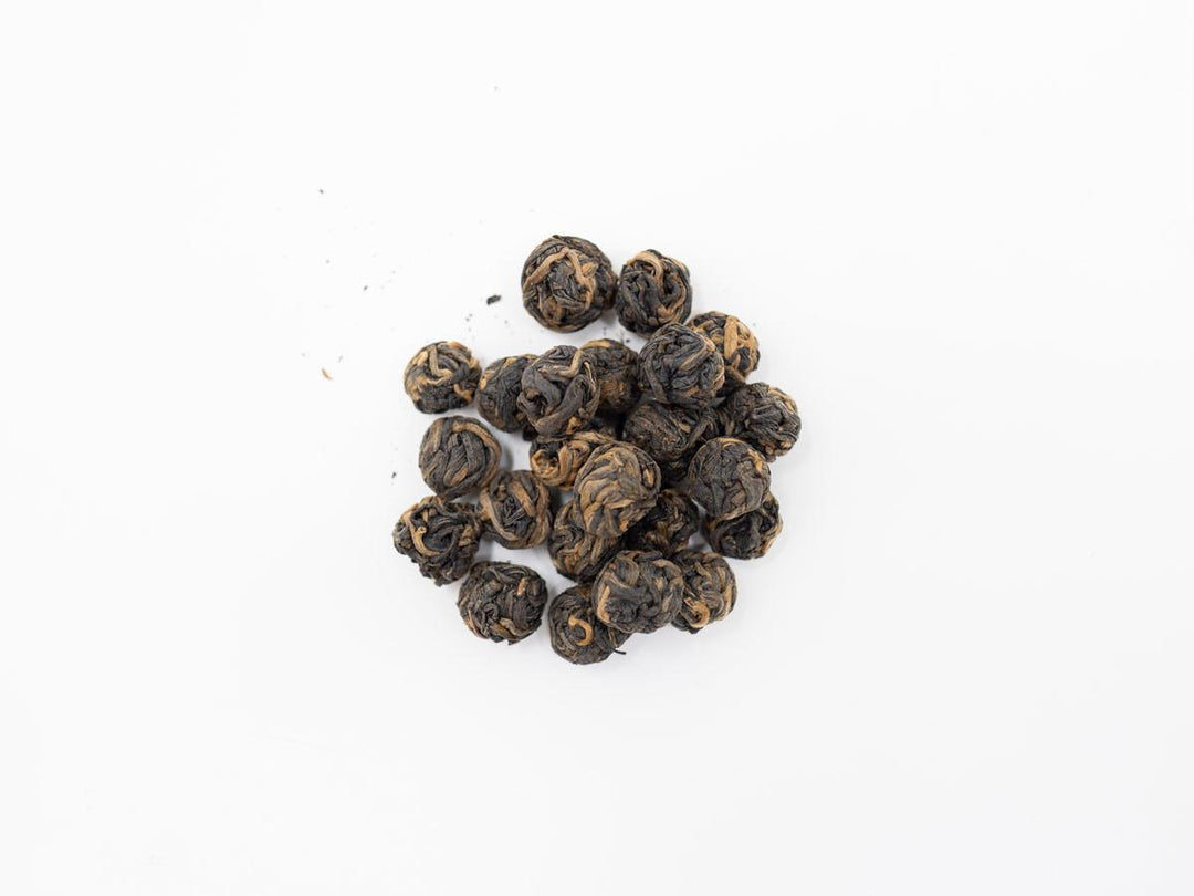 Loose Black Dragon Pearls - Hackberry Tea