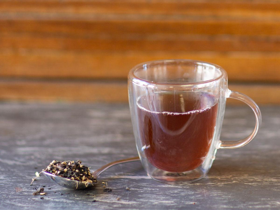 Decaf Chai brewed hot - Hackberry Tea