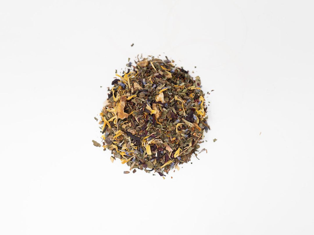 Afternoon Calm Lavender and peppermint tea loose tea leaves - Hackberry Tea