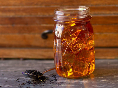 Earl Grey Black Tea Brewed as Iced Tea from Hackberry Tea
