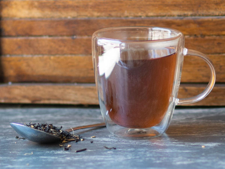 Chocolate Chip Chai Pu'erh brewer hot - Hackberry Tea