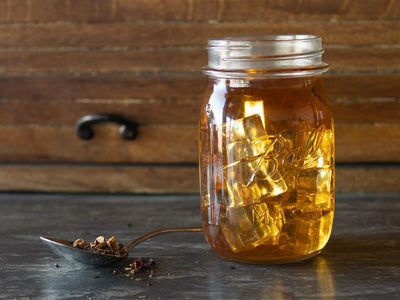 Orange Almond Spice Rooibos Brewed Iced - Hackberry Tea
