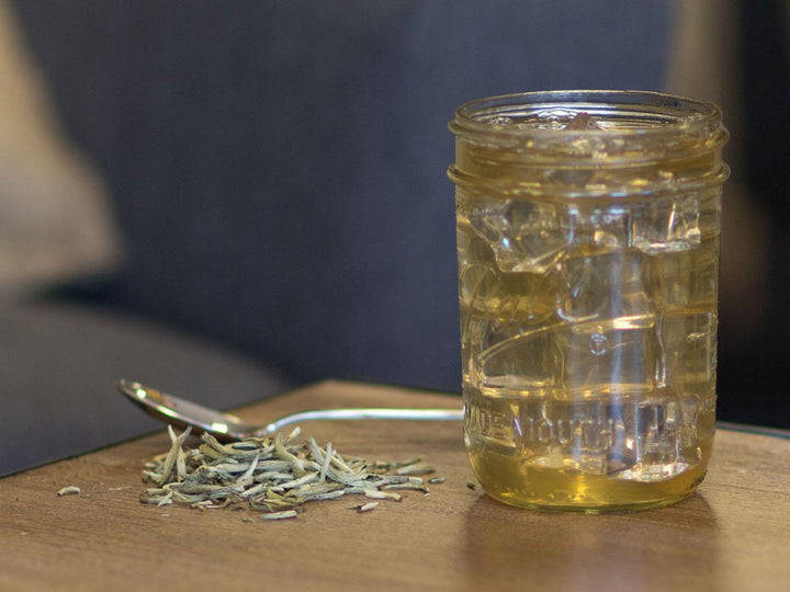 Silver Needle Single Origin Organic Tea Brewed as Iced Tea from Hackberry Tea