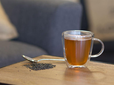 Gunpowder Organic Tea Brewed as Hot Tea from Hackberry Tea