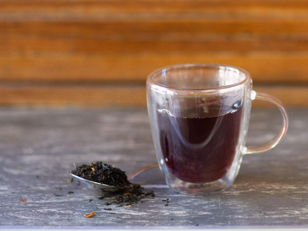 Decaf Earl Grey brewed hot