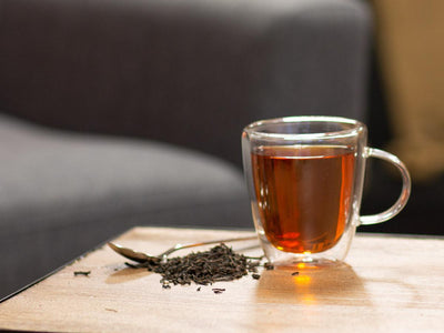 Irish Breakfast Tea Brewed as Hot Tea from Hackberry Tea